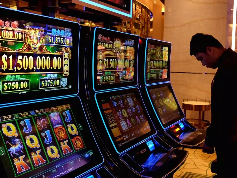 Gabinete de jogos de cassino para diversão em casa